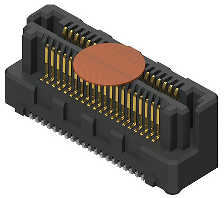 Samtec LSHM Series Straight Surface PCB Header, 60 Contact(s), 0.5 mm Pitch, 2 Row, Shrouded