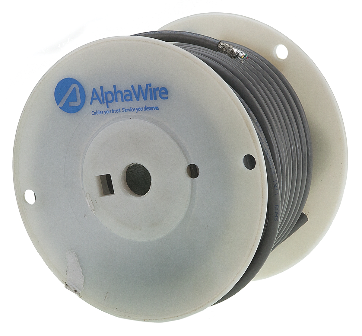 Alpha WireAlpha Essentials Coaxial Cable, 30m Cat5, Grey, Aluminium/Mylar Tape Shielded, Unterminated PVC Sheath