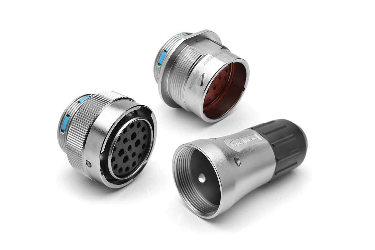 Amphenol Industrial Circular Connector, 14 Contacts, Cable, Standard Connector, Plug, Male, IP67, IP69K, Duramate AHDM