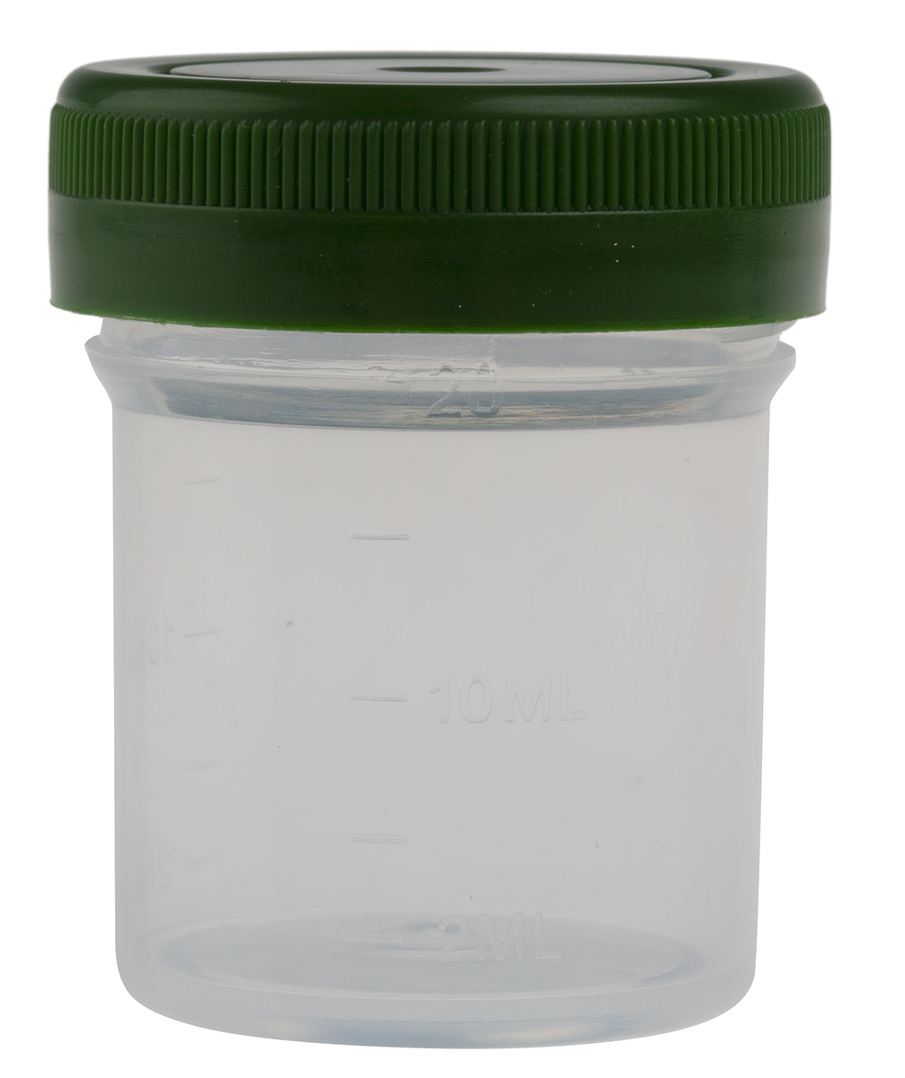 RS PRO 20ml PP Wide Neck Storage Bottle