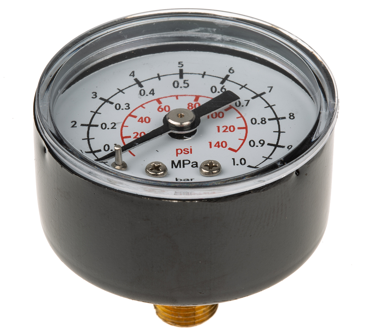 Norgren Analogue Pressure Gauge 10bar Back Entry 40mm Outside Diameter, UKAS