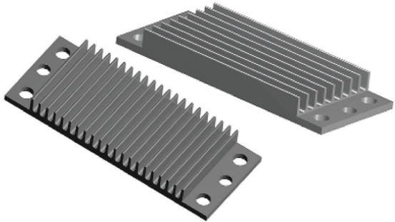 AAVID THERMALLOY Heatsink, 1/8 Brick DC/DC Converter, 57.9 x 22.9 x 22.9mm, Screw