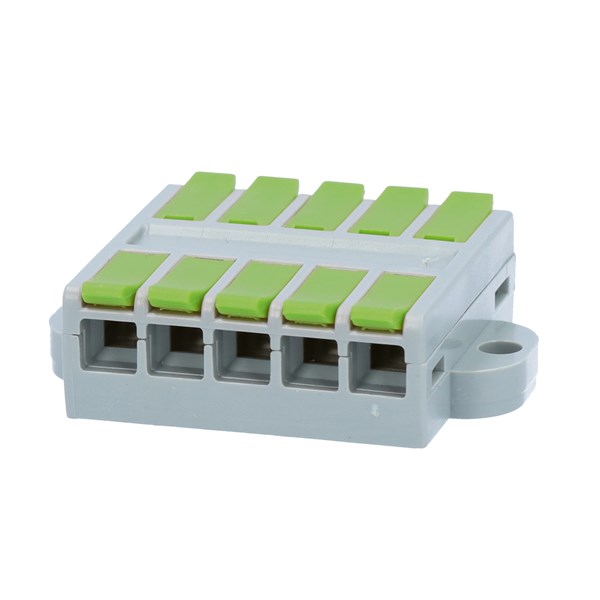 NEMIQ TB Series PCB Terminal Block, 5-Contact, 6.5mm Pitch, Surface Mount, 1-Row, Screw Termination