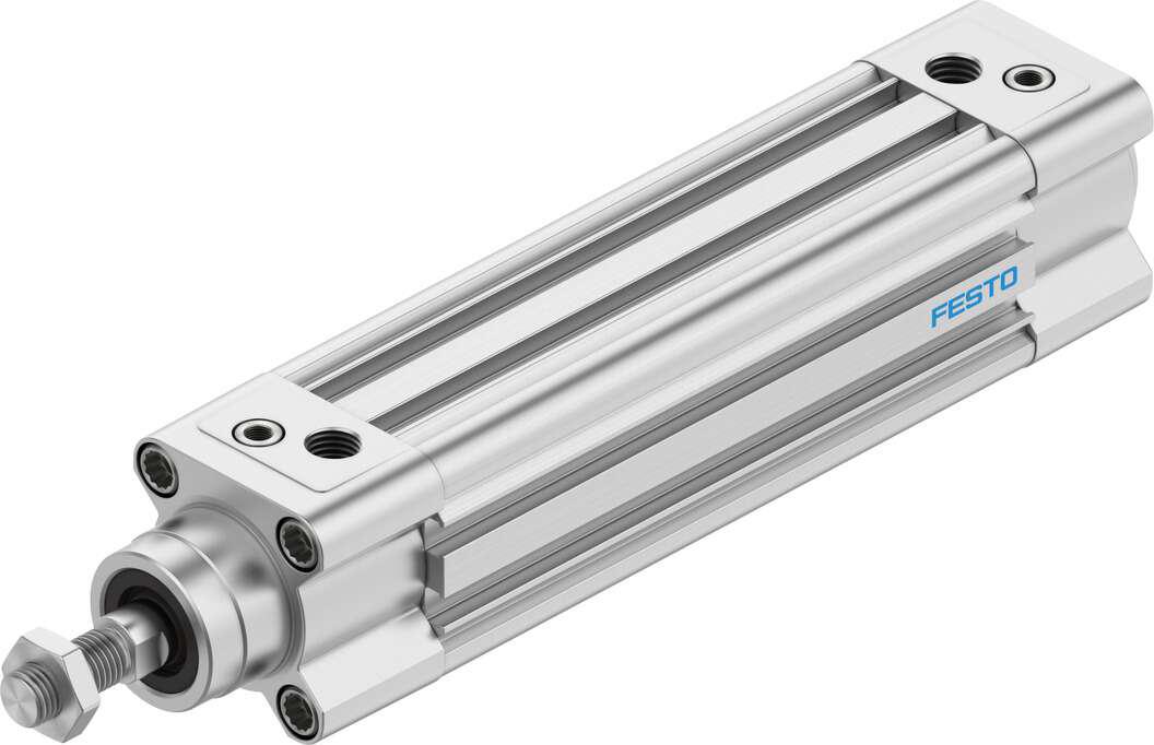 Festo Pneumatic Piston Rod Cylinder - 3656519 32 mm Bore, 100 mm DSBC-32-100-D3-PPVA-N3 Series, Double Acting Acting