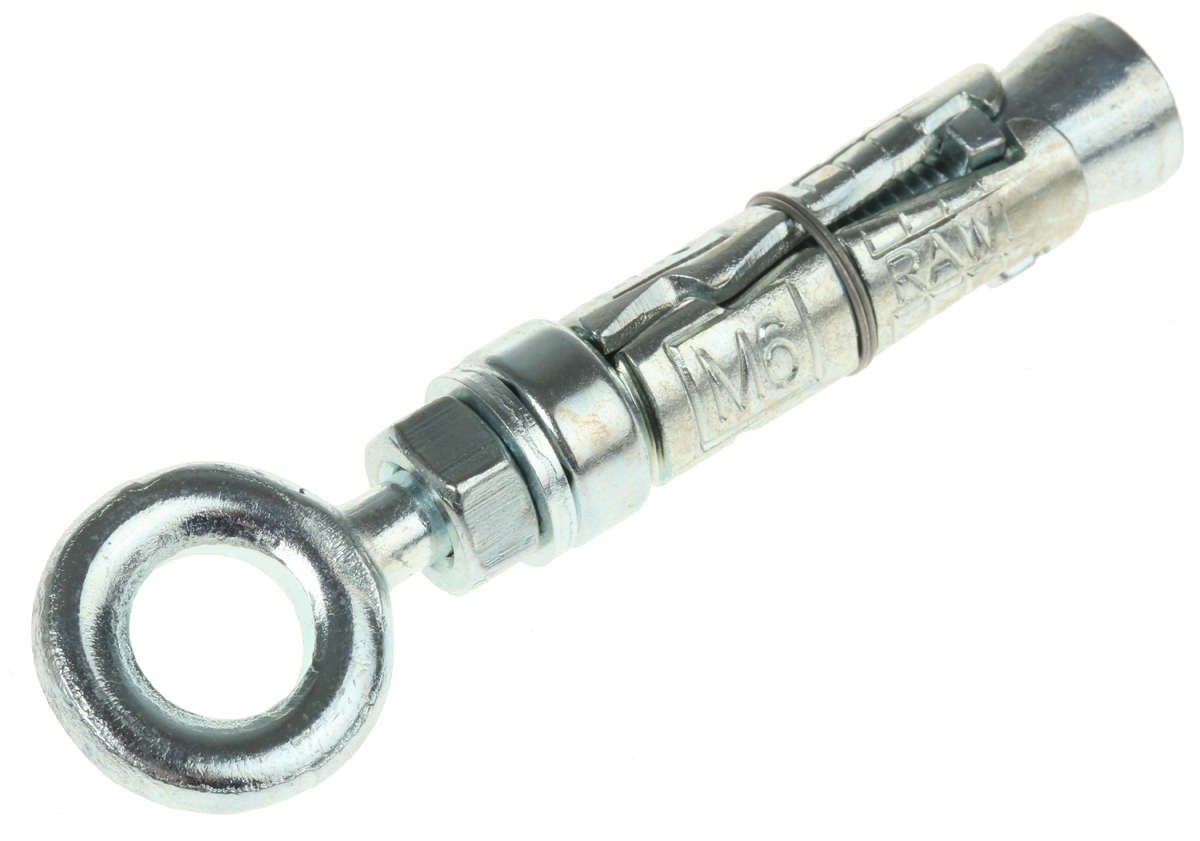 RawlPlug Steel Masonry Anchor M6 x 83mm, 12mm Fixing Hole