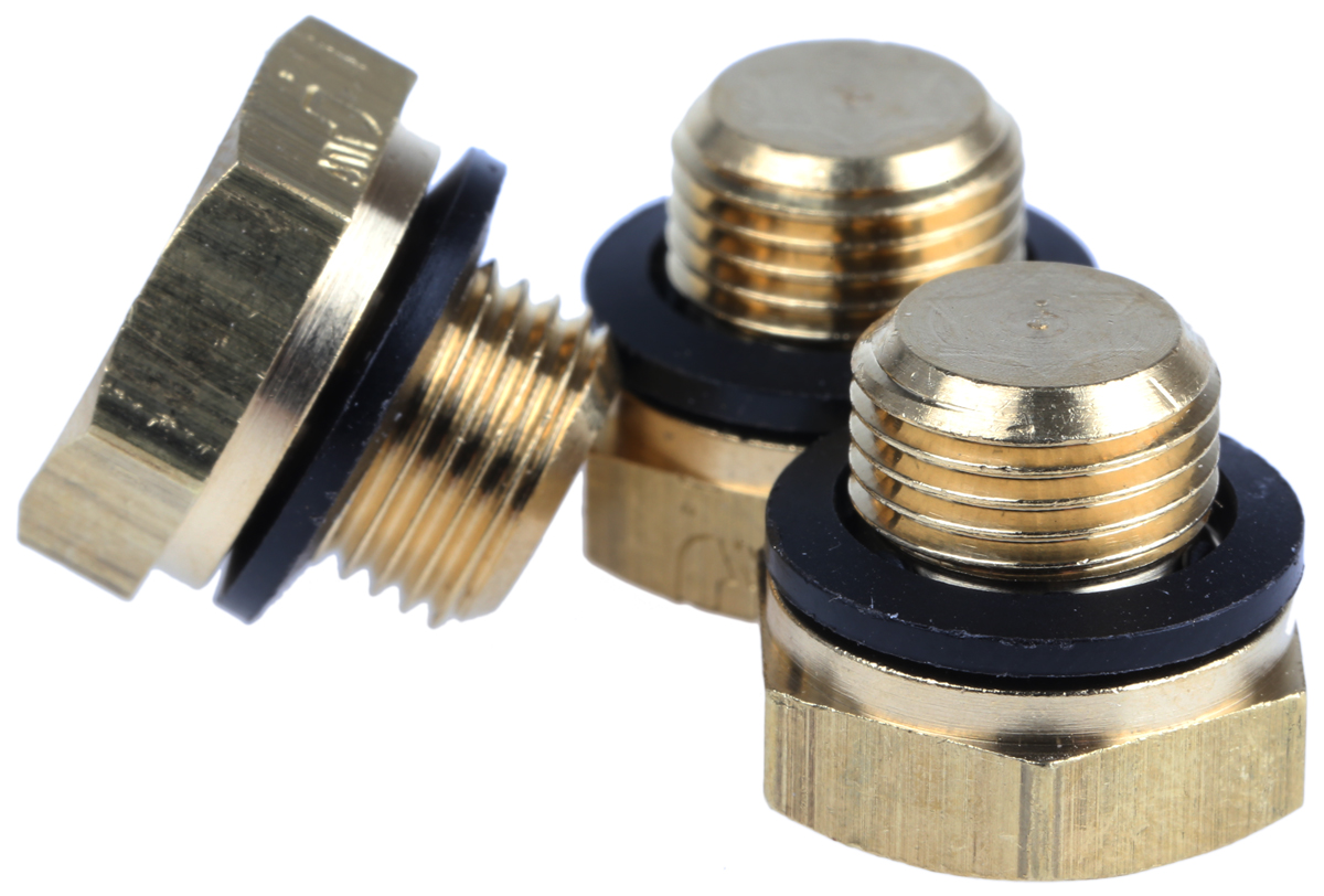 Legris G 1/8 Brass Blanking Plug