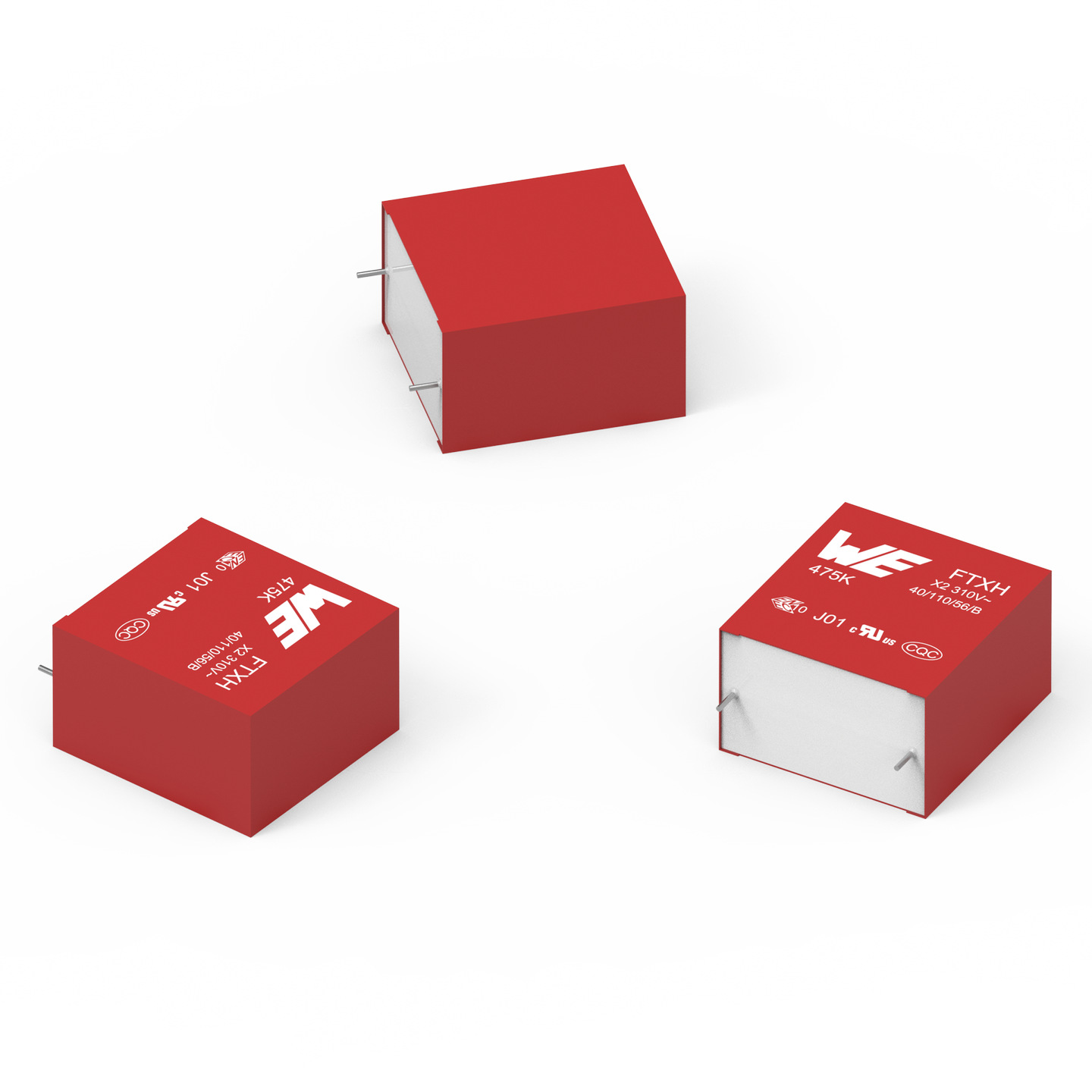 Wurth Elektronik WCAP-FTXH Film Capacitor, 310V ac, 10%, 6.8μF, Through Hole