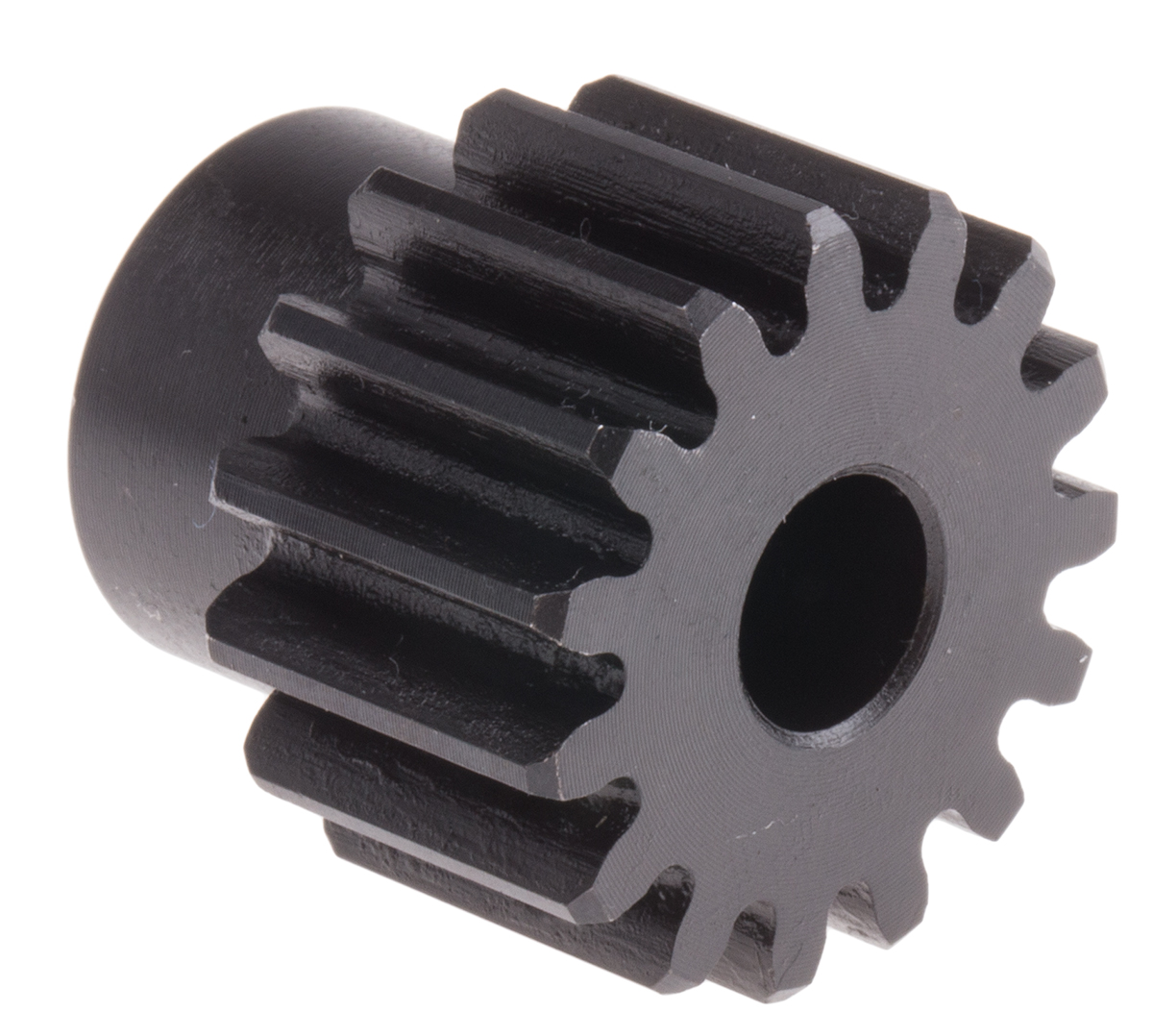 RS PRO Steel 15 Teeth Spur Gear, 1.5 Module, 8mm Bore Diam, 22.5mm Pitch Diam, 18mm Hub Diam
