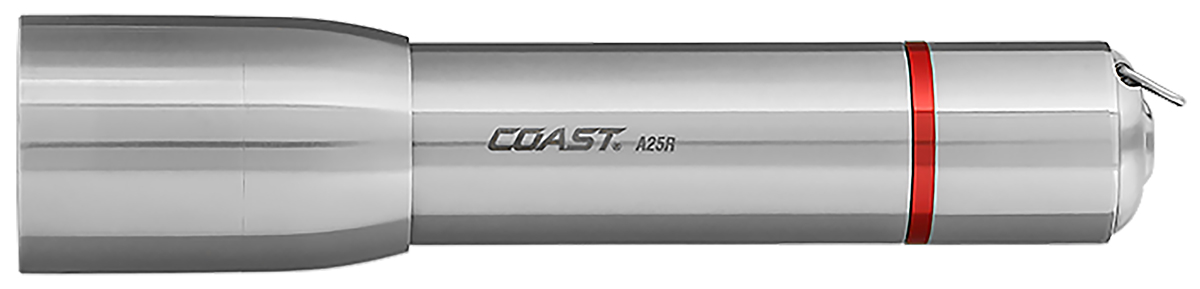 Coast A LED Torch Silver - Rechargeable 725 lm, 159 mm