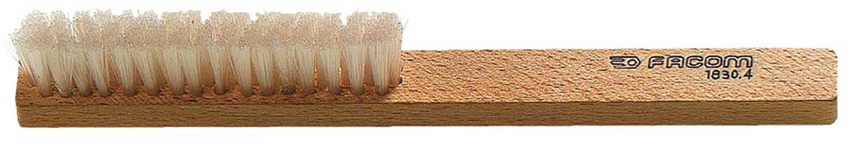 Facom Soft Bristle Scrubbing Brush, 100mm bristle length, Nylon bristle material