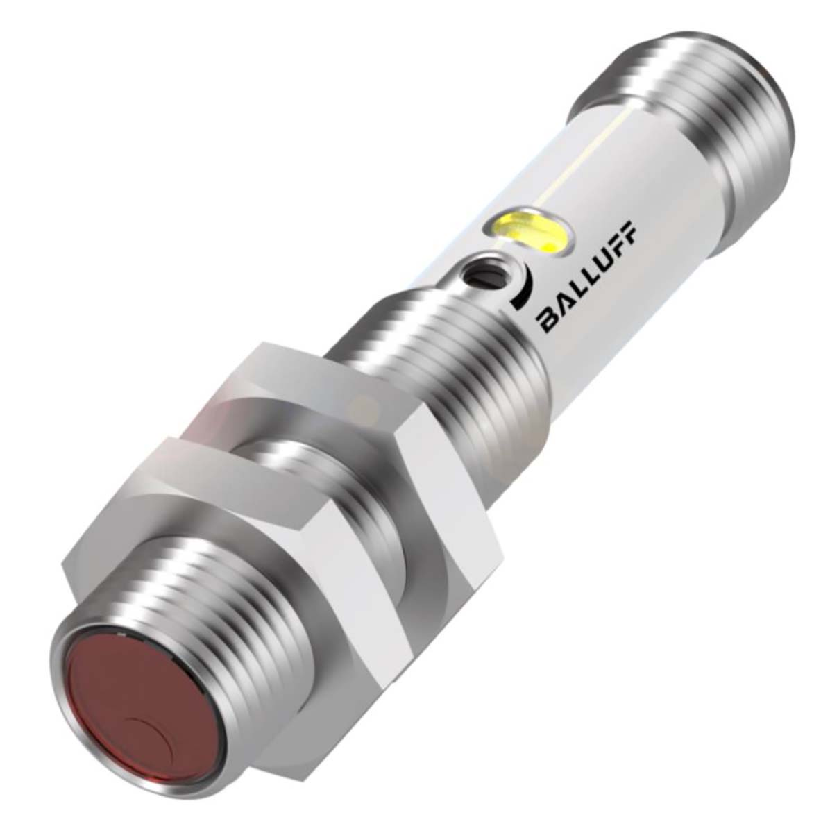 BALLUFF Retroreflective Photoelectric Sensor, Barrel Sensor, 3 m Detection Range