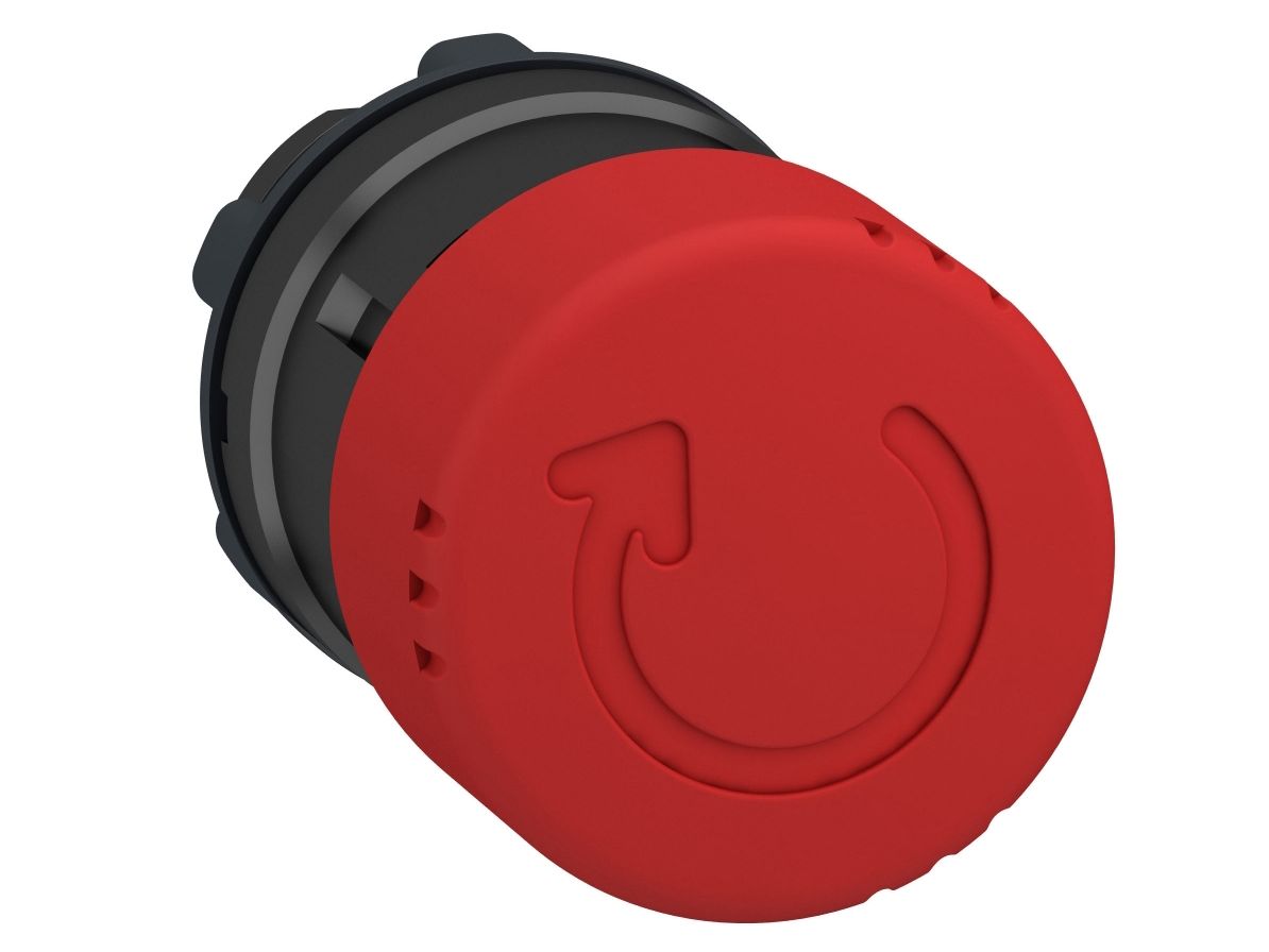 Schneider Electric ZB4 Series, Twist Release, Emergency Stop Push Button Head