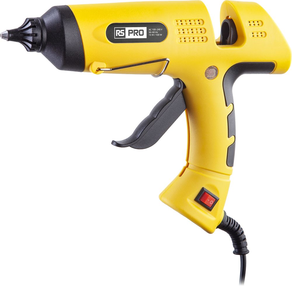 RS PRO STD Corded Glue Gun, 100W, 10.8 → 11.5mm, EU