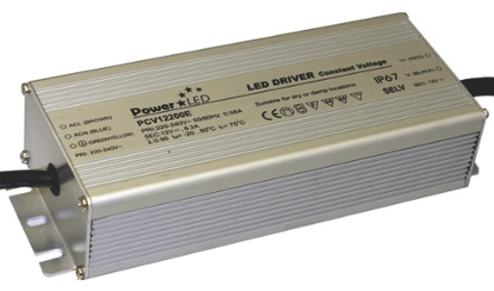 PowerLED LED Driver, 24V Output, 200W Output, 0 → 8.4A Output, Constant Voltage