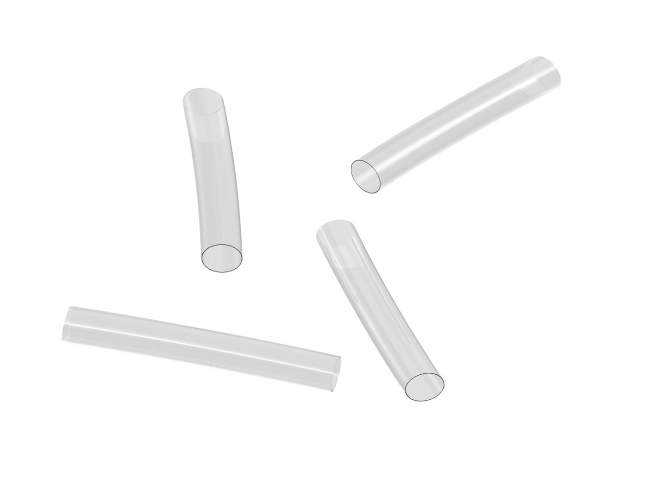 TE Connectivity Heat Shrink Tubing, Clear 4.74mm Sleeve Dia. x 1.2m Length 2:1 Ratio, RT-375 Series
