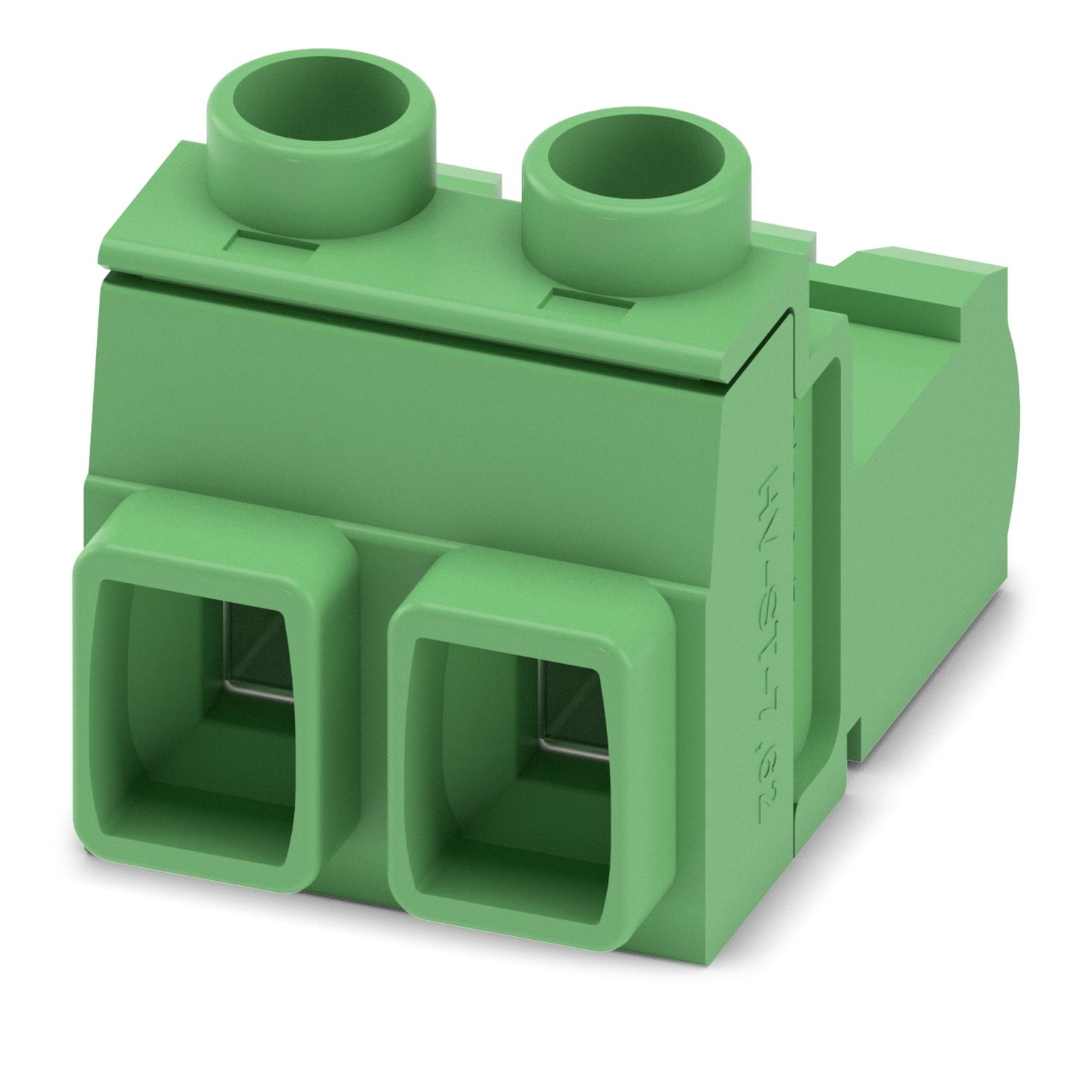 Phoenix Contact, 7.62mm Pitch, GIC 2.5 HCV/ 2-ST-7.62, 2 Way, , Pluggable Terminal Block, Inverted Plug, Cable Mount,