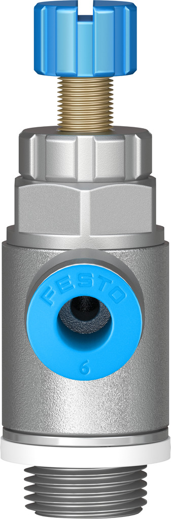 Festo GRLA Series Tube Flow Controller, 8mm Tube Inlet Port x G 1/4 Outlet Port, 534339