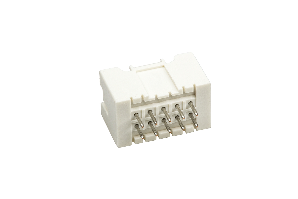 JST XAD Series Straight Through Hole PCB Header, 10 Contact(s), 2.5 mm Pitch, 2 Row, Shrouded