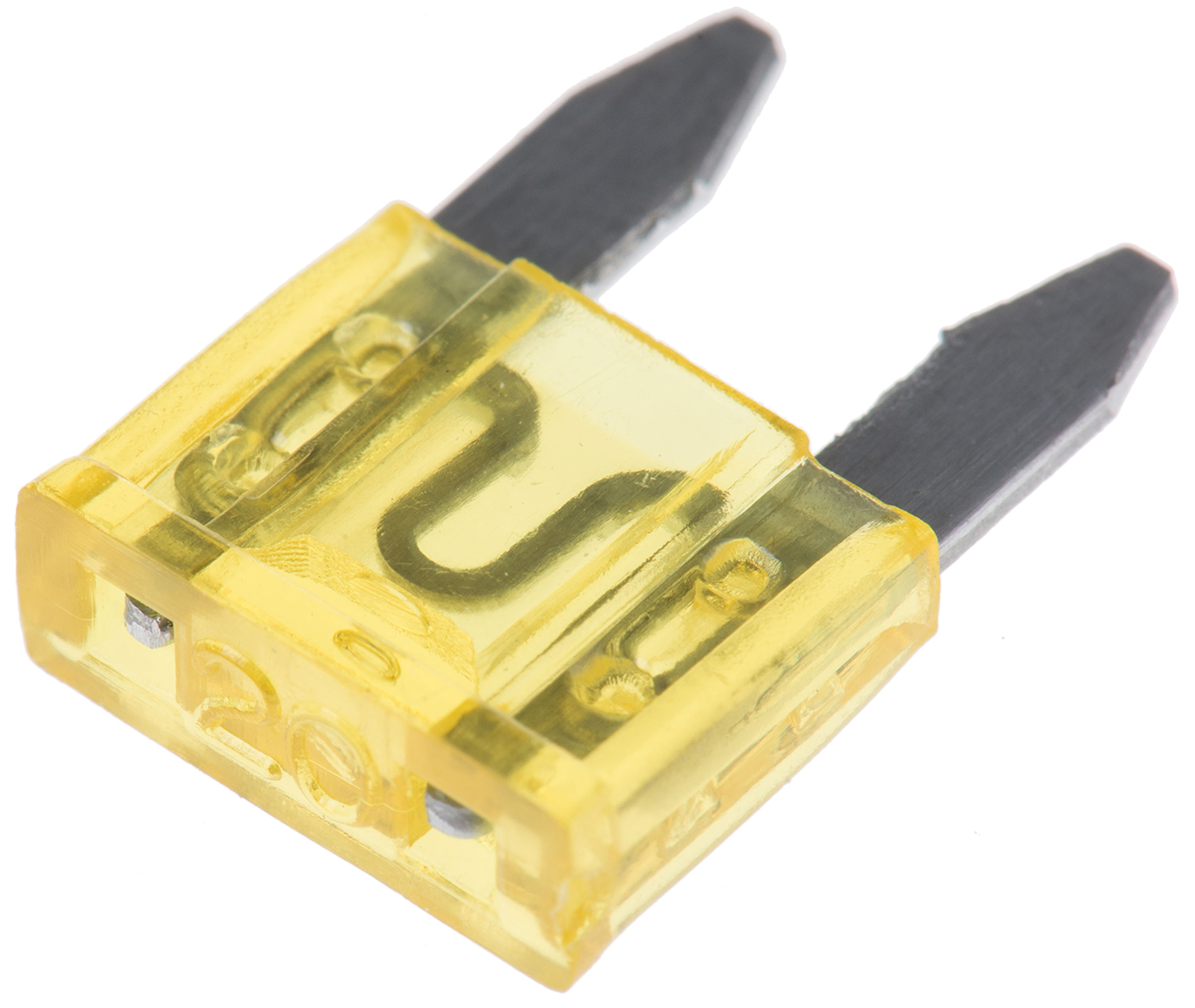 RS PRO 20A Yellow Blade Car Fuse, 32V dc