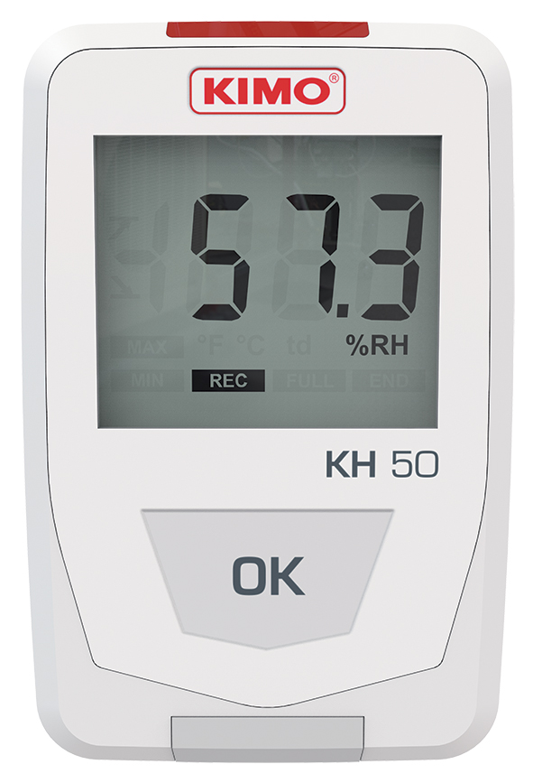 KIMO KH-50 Temperature & Humidity Data Logger, USB, 1 Input Channel(s) - UKAS Calibration