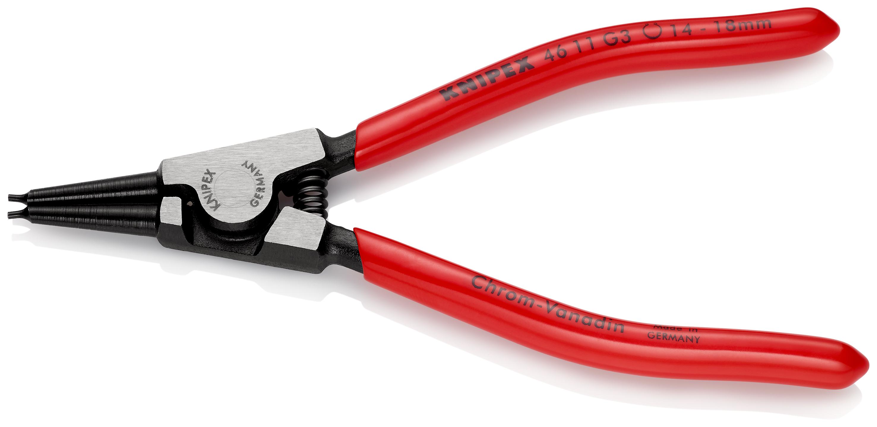 Knipex 46 11 G3 Pliers, 140 mm Overall, Straight Tip