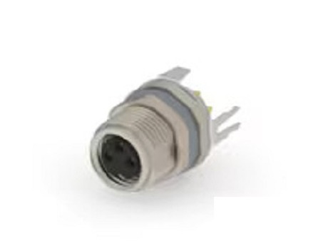 TE Connectivity Circular Connector, 3 Contacts, Panel, M8 Connector, Plug, Female, IP67, T4 Series
