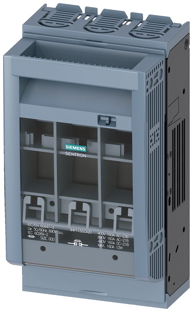 Siemens Fuse Switch Disconnector, 3 Pole, 160A Max Current