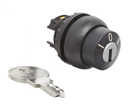 Eaton RMQ Titan 3-position Key Switch Head, Momentary, 22mm Cutout