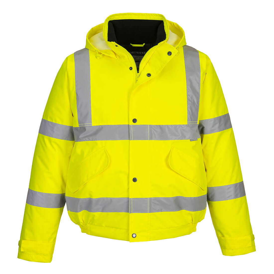 Portwest S463 Yellow Unisex Hi Vis Bomber Jacket, XL