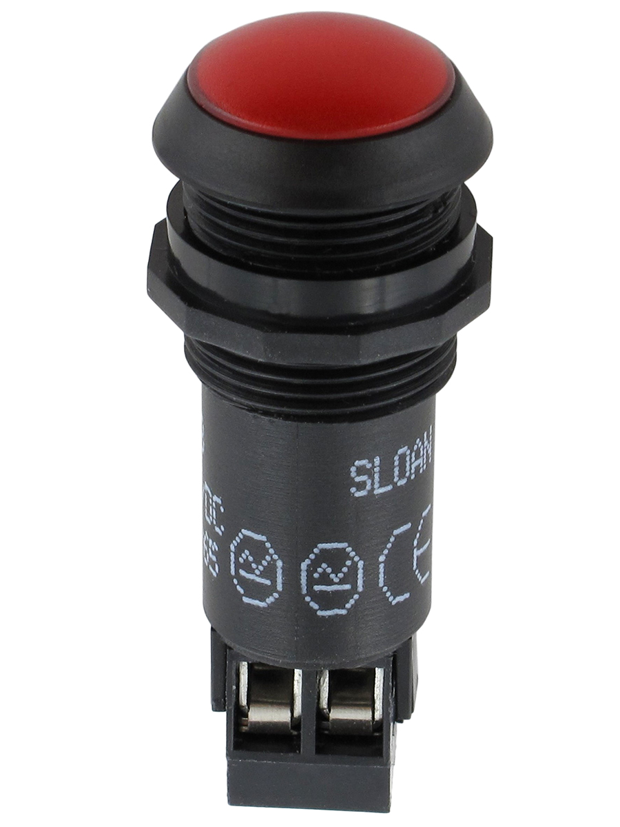 Sloan Red Panel Mount Indicator, 16mm Mounting Hole Size, IP65