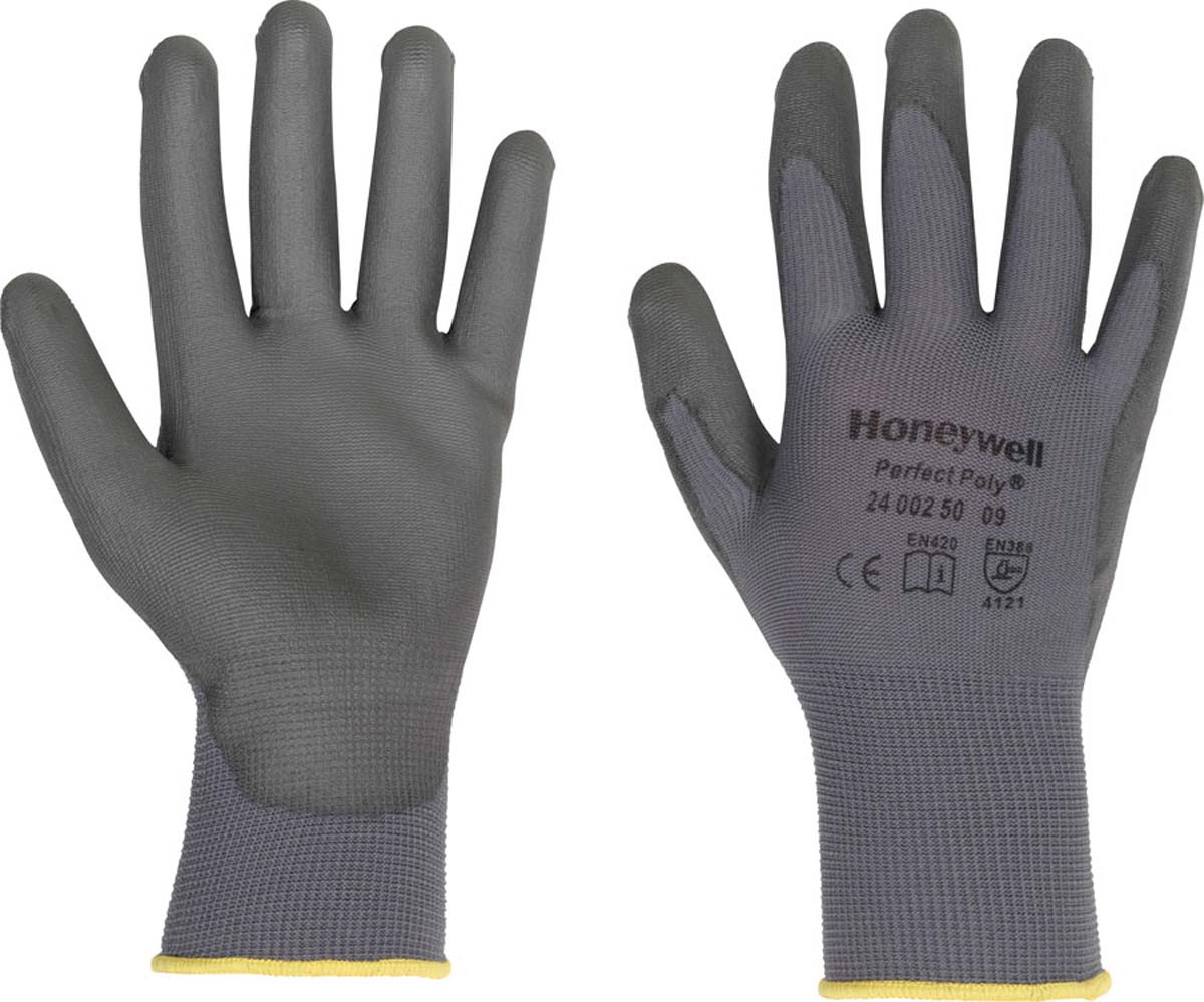 Honeywell Safety Grey Polyamide Work Gloves, Size 10, Polyurethane Coating