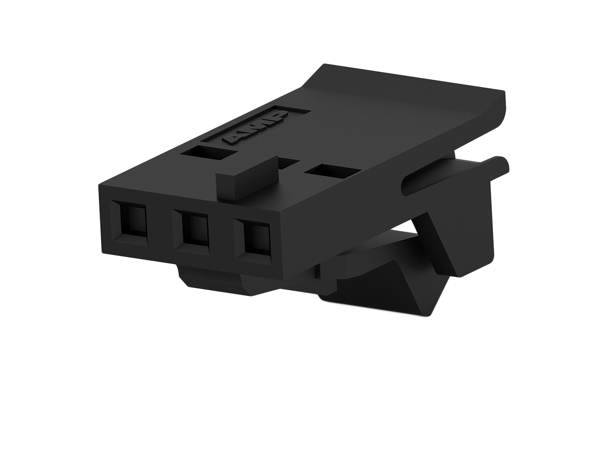 TE Connectivity, FFC Female PCB Connector Housing, 2.54mm Pitch, 3 Way, 1 Row