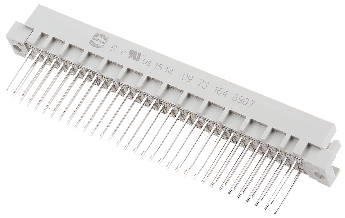 HARTING 64 Way 2.54mm Pitch, Type R Class C2, 2 Row, Straight DIN 41612 Connector, Plug