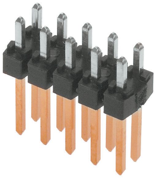 Molex C-Grid III Series Straight Through Hole Pin Header, 12 Contact(s), 2.54 mm Pitch, 2 Row, Unshrouded