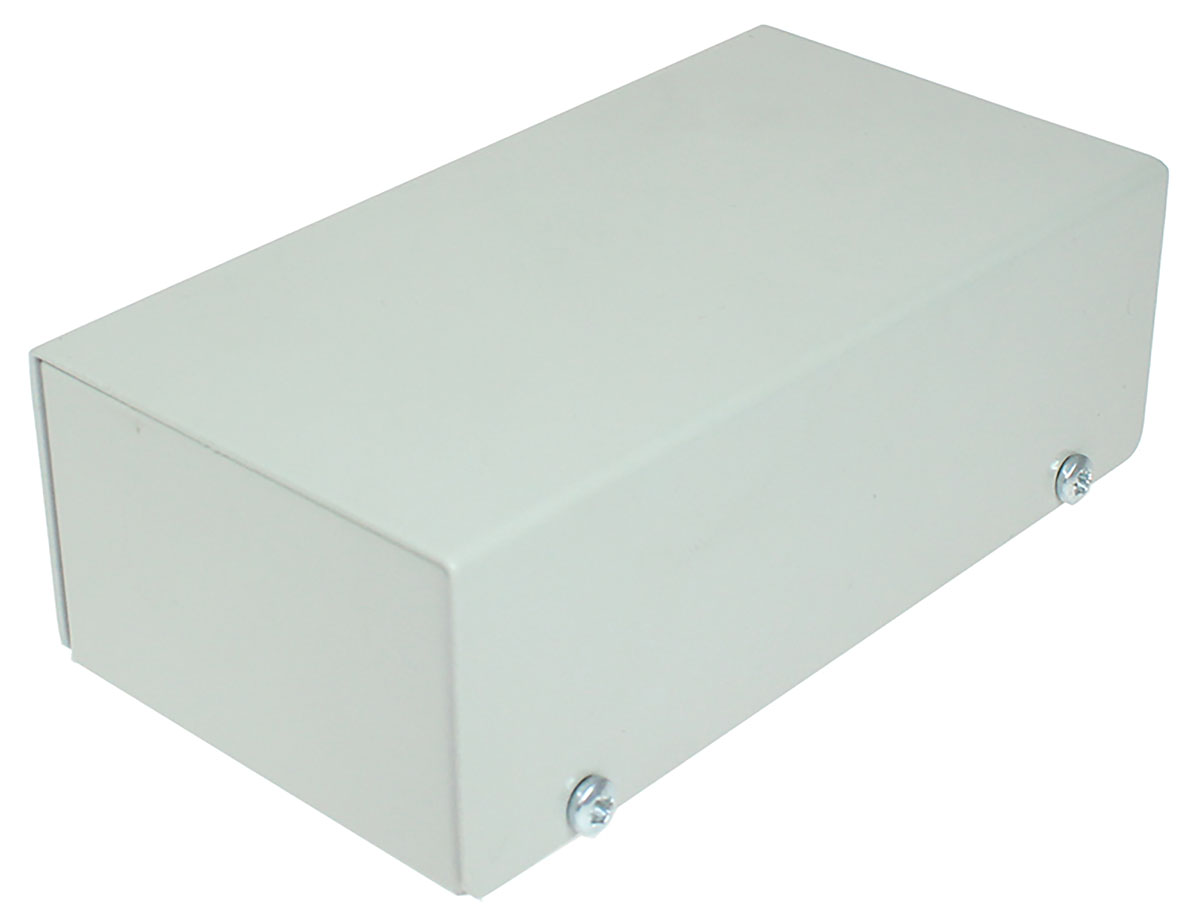 CAMDENBOSS Grey Aluminium Enclosure, Grey Lid, 75 x 40 x 35mm