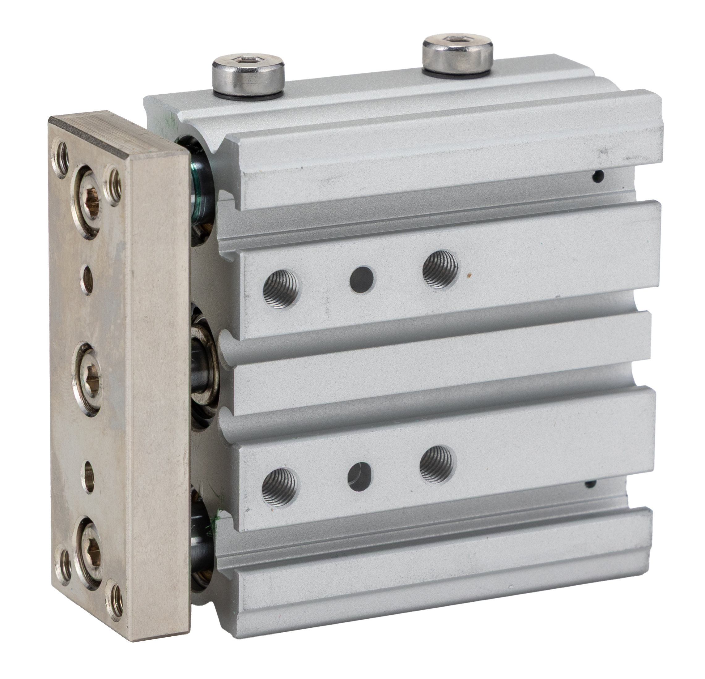 RS PRO Pneumatic Guided Cylinder - 12mm Bore, 25mm Stroke, Double Acting