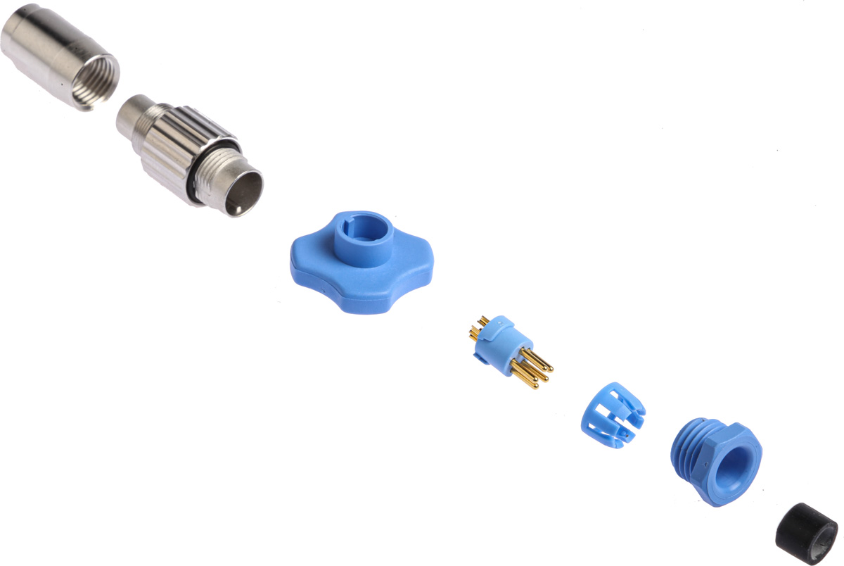 TE Connectivity Circular Connector, 5 Contacts, Cable, Subminiature Connector, Plug, Male, IP65, TRIAD 01 Series