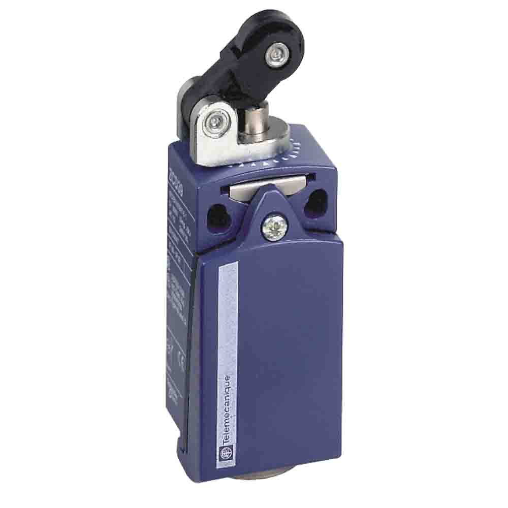 Telemecanique Sensors XCKD Series Roller Lever Plunger Limit Switch, 1NC/1NO, IP66, IP67, DP, Zinc Alloy Housing, 500V