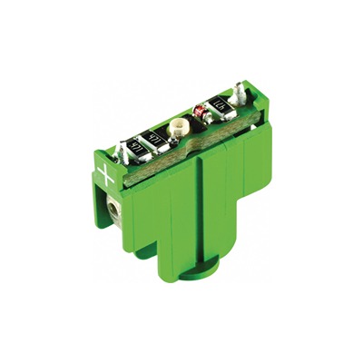 RAFI 24V dc Green Visible LED, 18.2mm Length