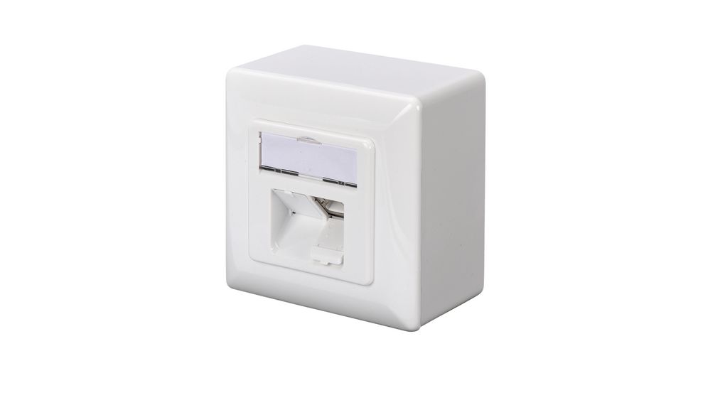 Digitus White Electrical Socket, RJ45