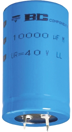 Vishay 100μF Aluminium Electrolytic Capacitor 400V dc, Snap-In - MAL205956101E3