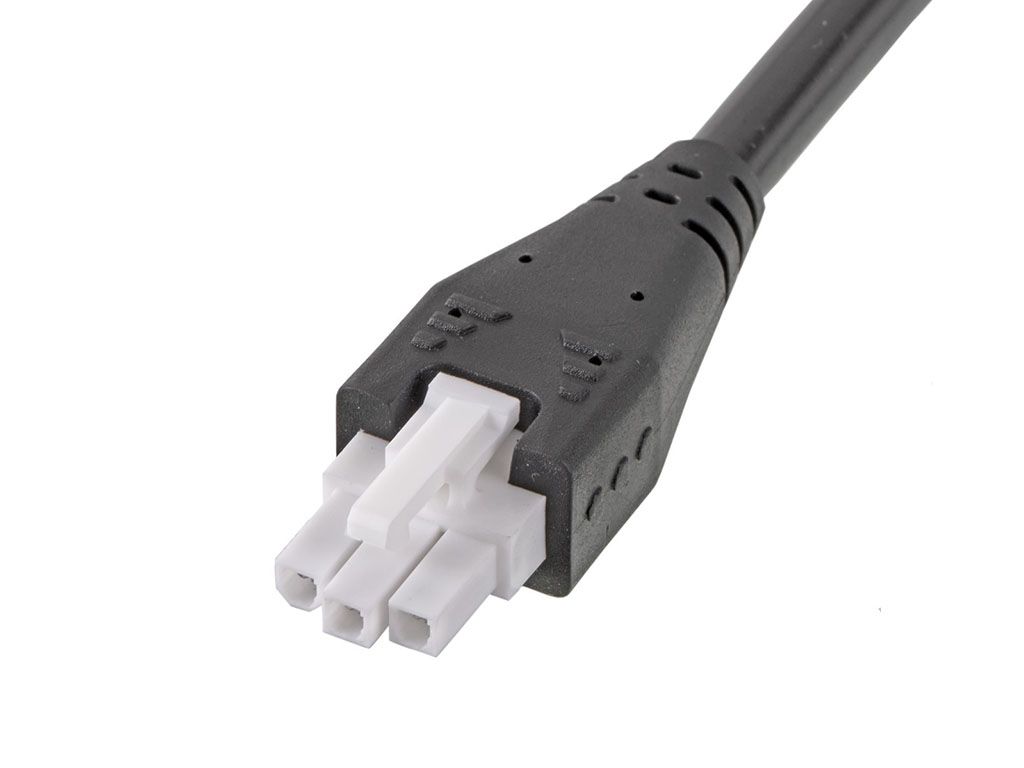 Molex 3 Way Female Mini-Fit Jr. Unterminated Wire to Board Cable, 2m