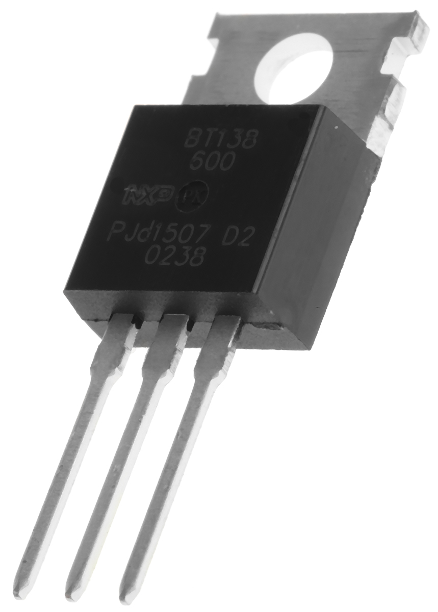 WeEn Semiconductors Co., Ltd Through Hole, 3-pin, TRIAC, 600V, Gate Trigger 1.5V 600V