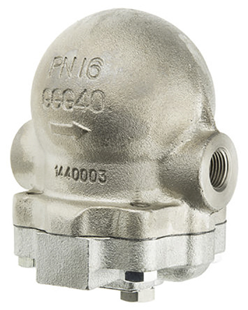 Spirax Sarco 14.6 bar Stainless Steel Ball Float Steam Trap, 1/2 in BSP