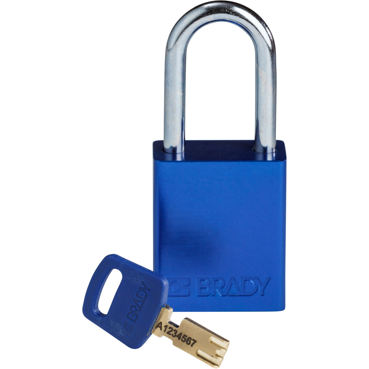 Brady LOTO-99 Key Weatherproof Aluminium Padlock, 6.35mm Shackle, 38.00mm Body