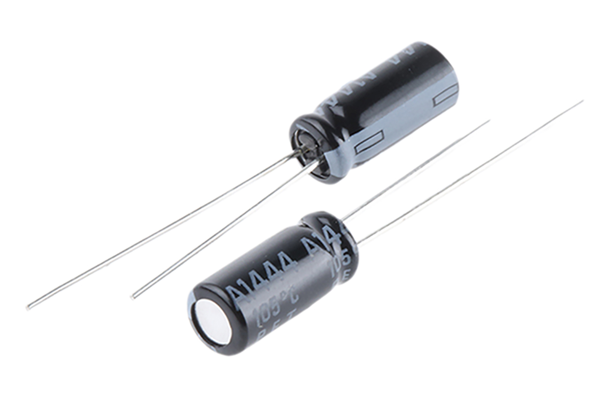 Rubycon 10μF Aluminium Electrolytic Capacitor 63V dc, Radial, Through Hole - 63YXJ10M5X11