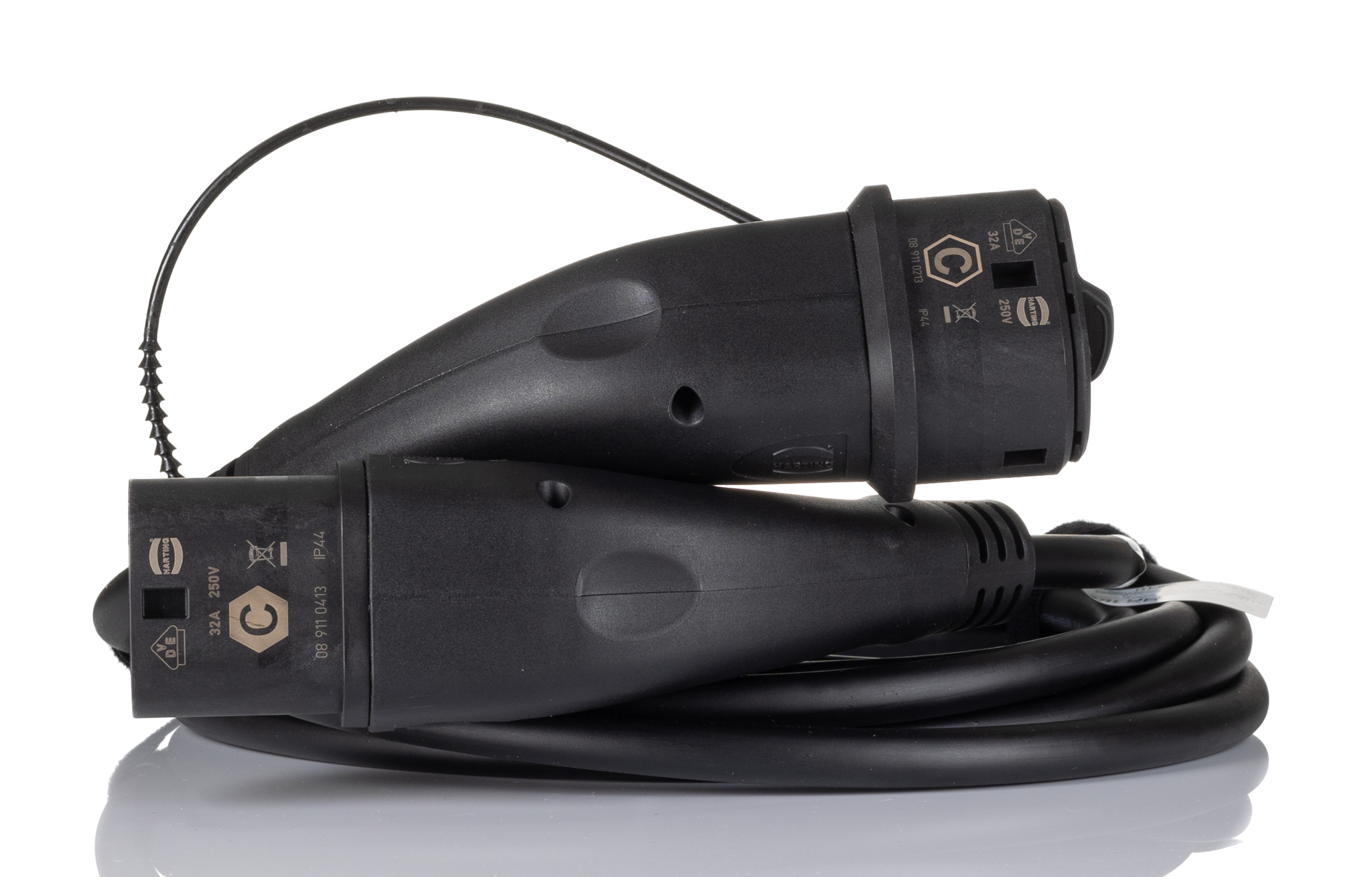 HARTING 32 A Mode 3, Type 2 to Type 2, EV Charging Cable 7.5m