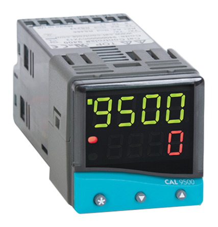 CAL 9500 PID Temperature Controller, 48 x 48 (1/16 DIN)mm, 2 Output Linear, Relay, 100 V ac, 240 V ac Supply Voltage