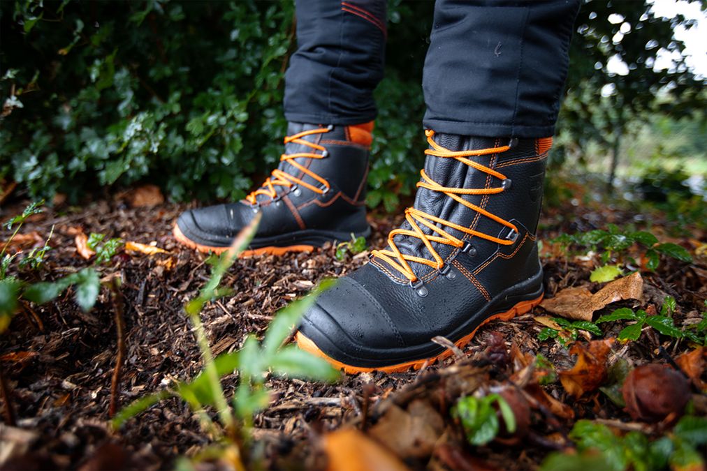 SIP Protection 3XA2 Black/Orange Steel Toe Capped Unisex Safety Boots, UK 6.5, EU 40