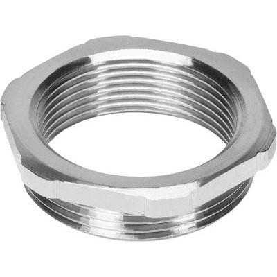 Festo, Conduit Fitting, Nickel Plated Brass, Silver